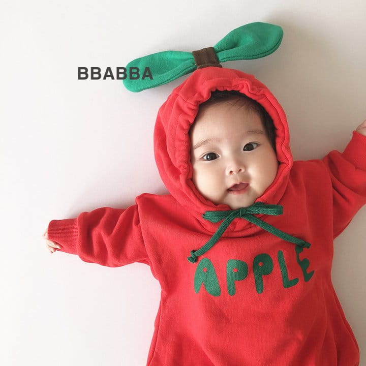 Bbabba - Korean Baby Fashion - #babyboutique - Apple Bodysuit - 3