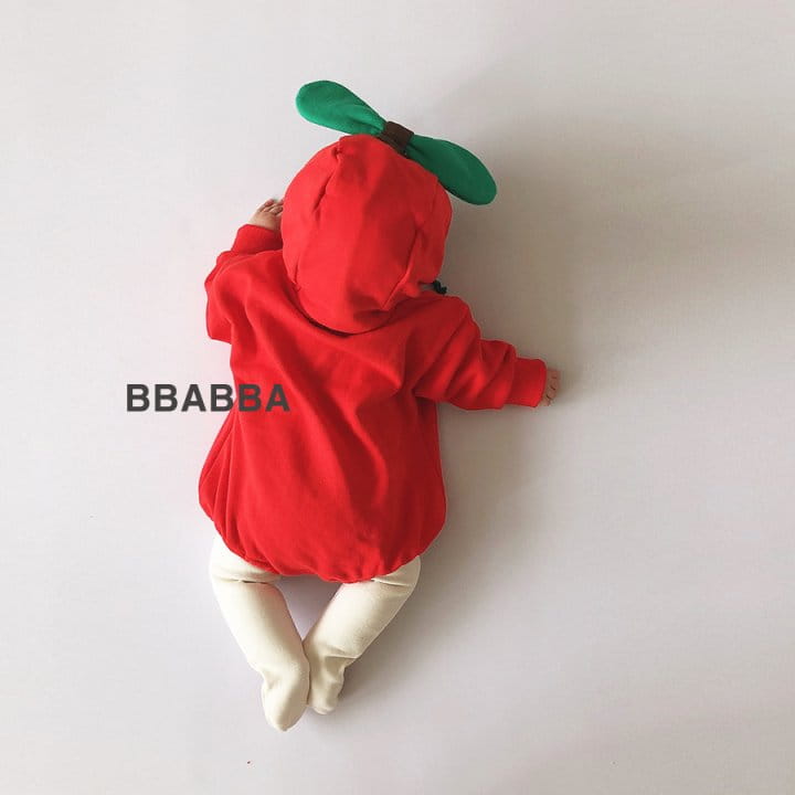 Bbabba - Korean Baby Fashion - #babyboutique - Apple Bodysuit - 4