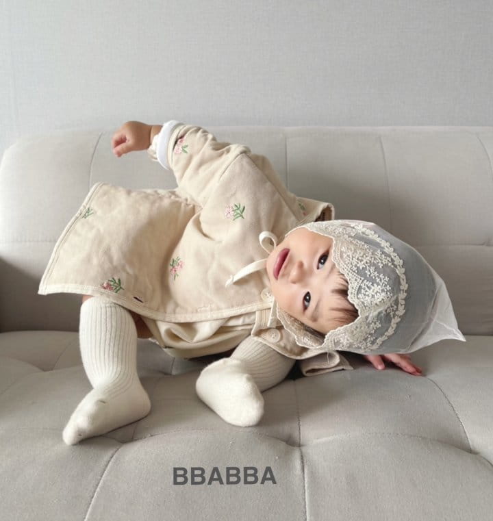 Bbabba - Korean Baby Fashion - #babyboutiqueclothing - Berry Flower Embroidery Jumper - 6