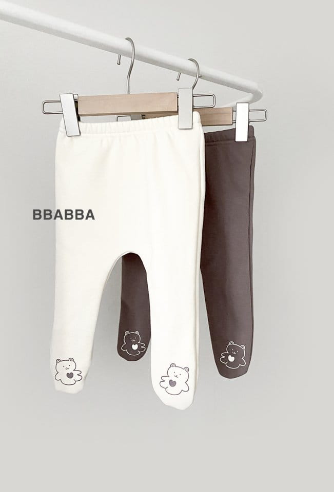 Bbabba - Korean Baby Fashion - #babyboutique - Bear Leggings - 4