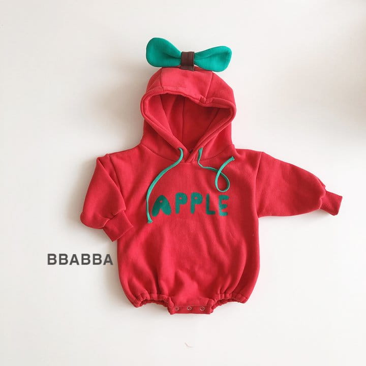 Bbabba - Korean Baby Fashion - #babyclothing - Apple Bodysuit - 6