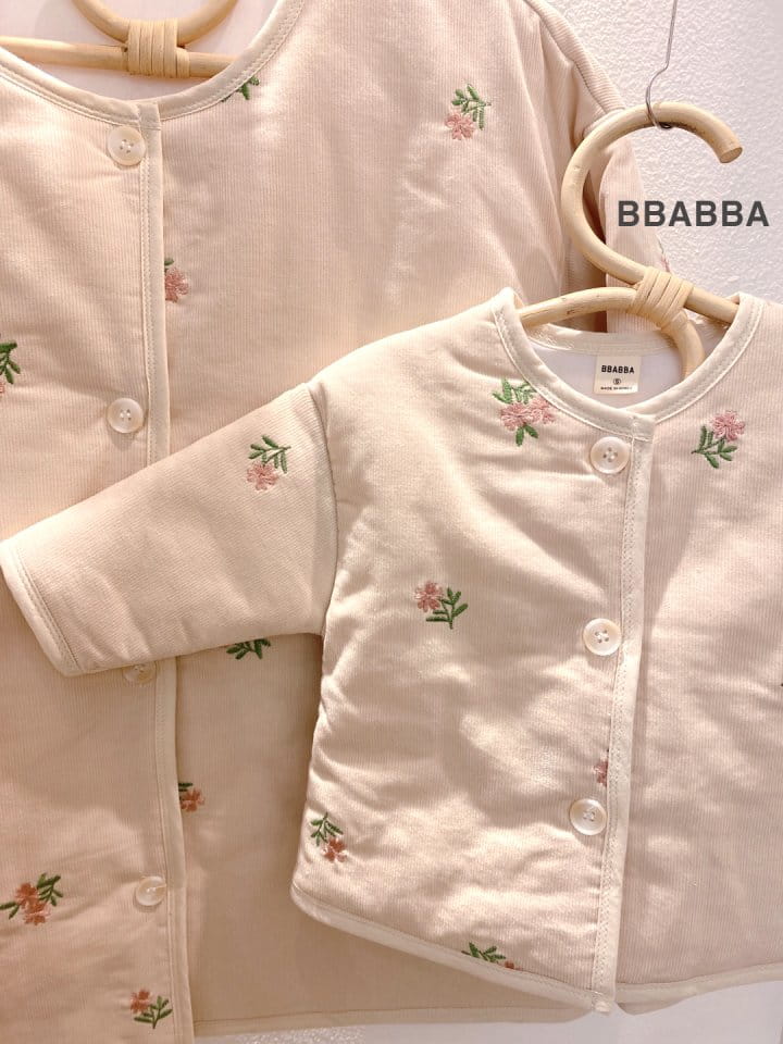 Bbabba - Korean Baby Fashion - #babylifestyle - Berry Flower Embroidery Jumper - 11