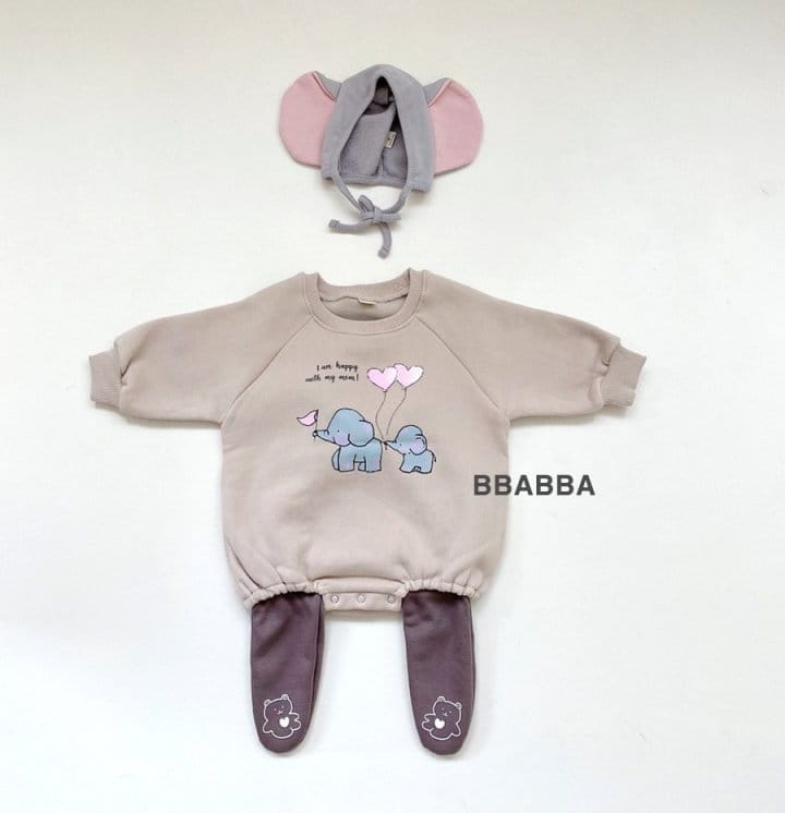 Bbabba - Korean Baby Fashion - #babyootd - Winter Elephant Bodysuit