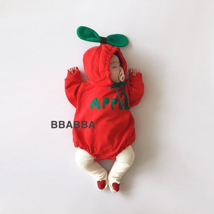 Bbabba - Korean Baby Fashion - #onlinebabyboutique - Apple Bodysuit