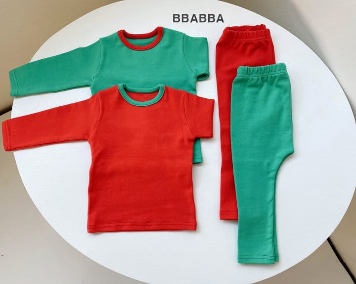 Bbabba - Korean Baby Fashion - #onlinebabyshop - X Mas Top Bottom Set