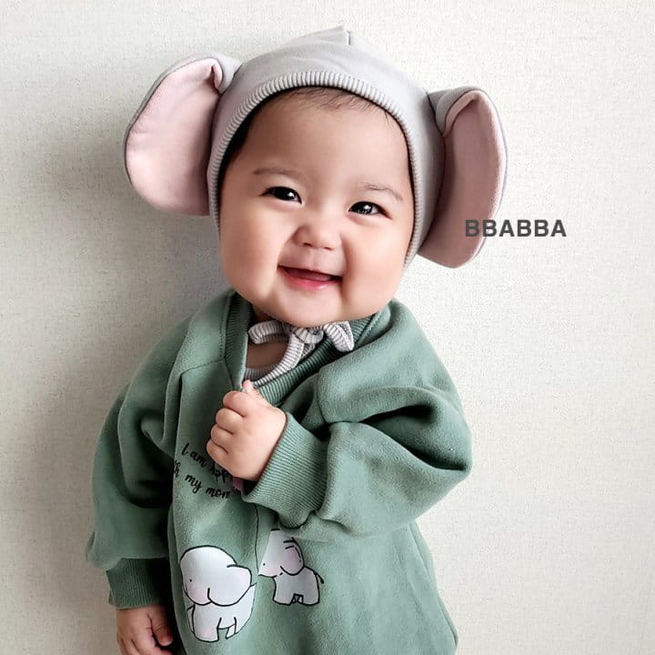 Bbabba - Korean Baby Fashion - #onlinebabyshop - Elephant Bonnet - 5