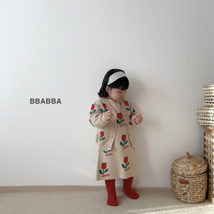 Bbabba - Korean Children Fashion - #designkidswear - Tulip Knit One-piece - 9