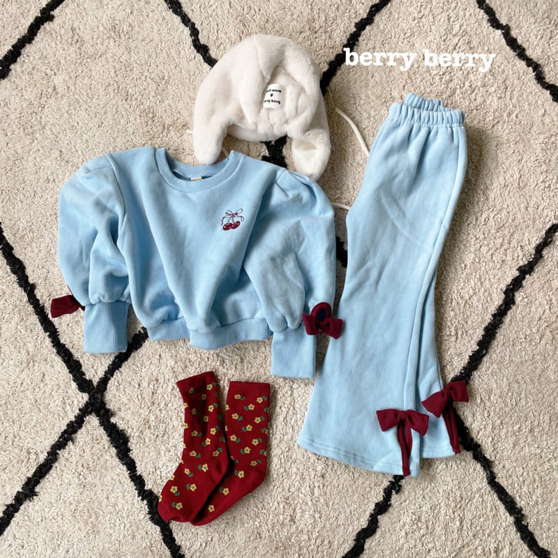 Berry Berry - Korean Children Fashion - #designkidswear - Cherry Bonbon Set - 2