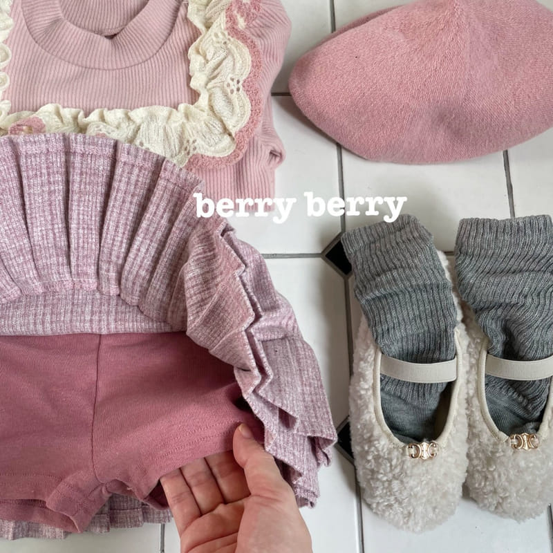 Berry Berry - Korean Children Fashion - #minifashionista - Jinjan Check Skirt