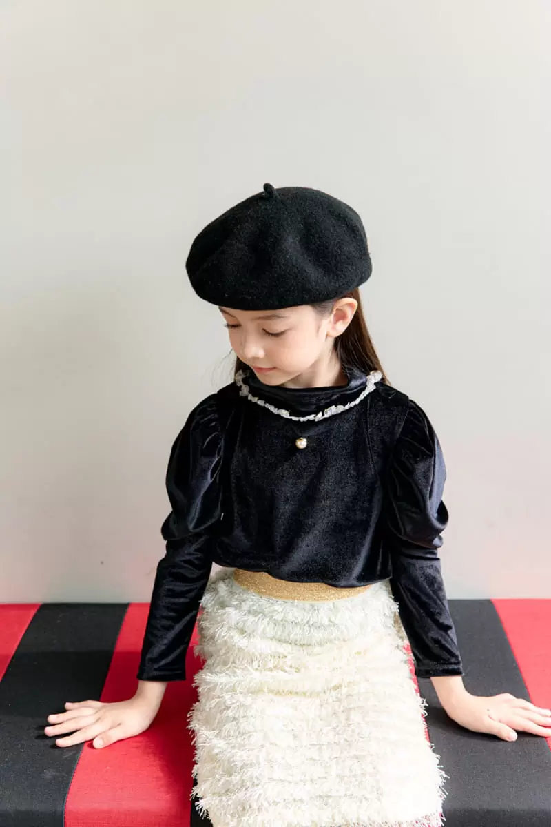 Berry Berry - Korean Children Fashion - #todddlerfashion - Veloure Tee - 9