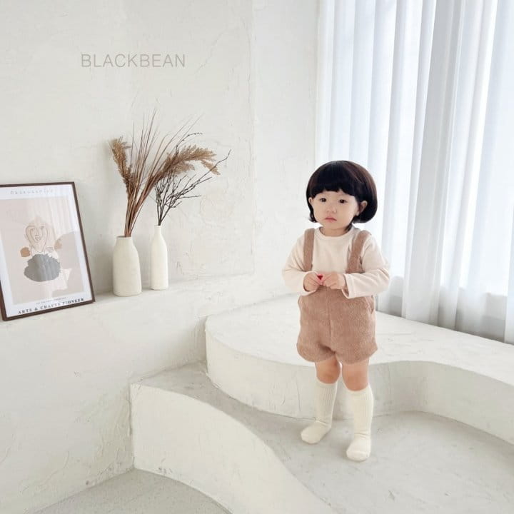 Black Bean - Korean Baby Fashion - #babyboutiqueclothing - Honey Dungarees Set - 12