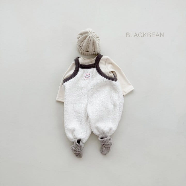 Black Bean - Korean Baby Fashion - #babyfashion - Bubble Bebe Dungarees