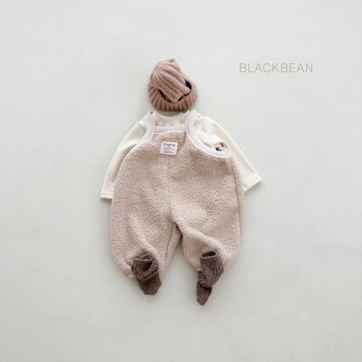 Black Bean - Korean Baby Fashion - #babyfever - Bubble Bebe Dungarees - 2