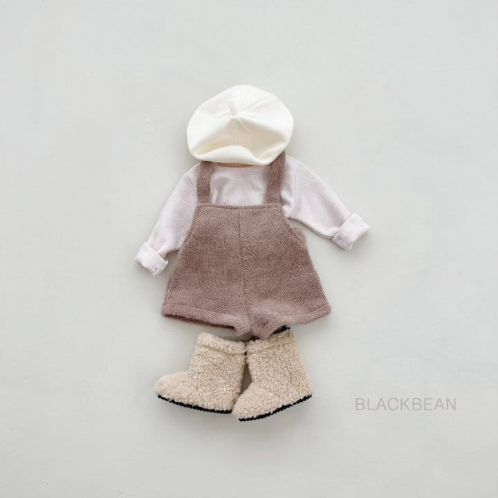 Black Bean - Korean Baby Fashion - #babyoninstagram - Honey Dungarees Set - 4