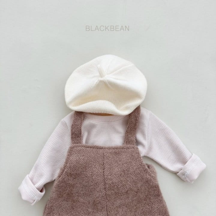 Black Bean - Korean Baby Fashion - #babyoutfit - Honey Dungarees Set - 5