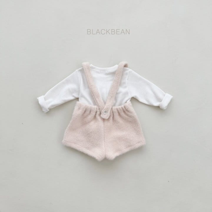 Black Bean - Korean Baby Fashion - #babyoutfit - Honey Dungarees Set - 6