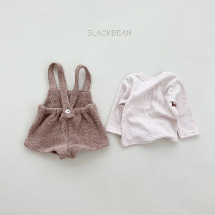 Black Bean - Korean Baby Fashion - #babywear - Honey Dungarees Set - 7