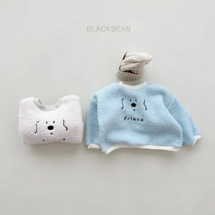 Black Bean - Korean Children Fashion - #discoveringself - Puppy Sweatshirt