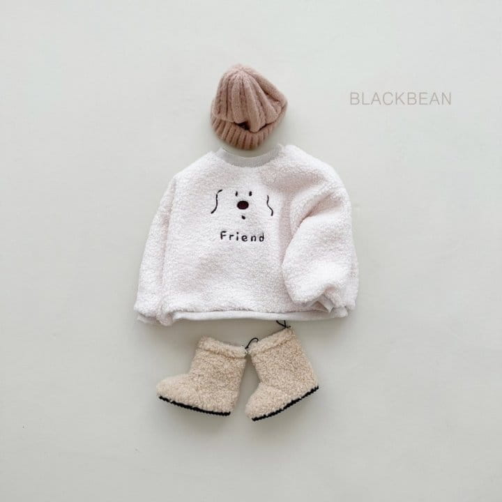 Black Bean - Korean Children Fashion - #kidsshorts - Puppy Sweatshirt - 4