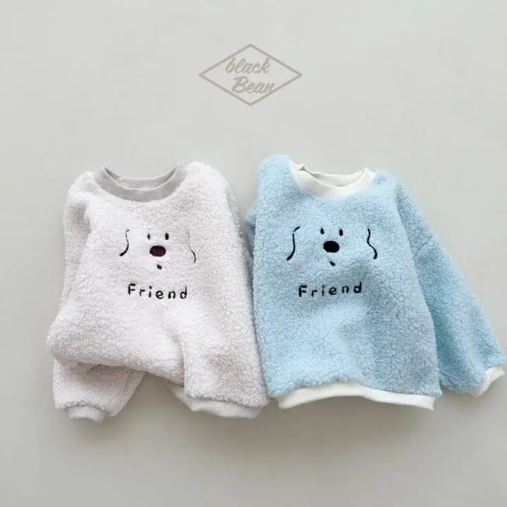 Black Bean - Korean Children Fashion - #magicofchildhood - Puppy Sweatshirt - 8