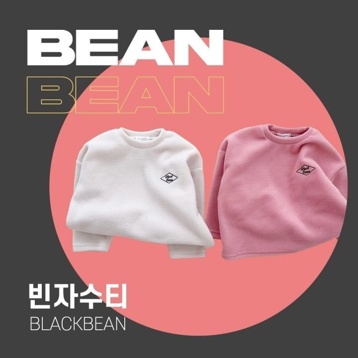 Black Bean - Korean Children Fashion - #minifashionista - Bin Embroidery Tee - 8