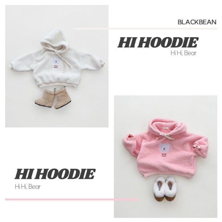 Black Bean - Korean Children Fashion - #todddlerfashion - Hi Hoody Tee - 8