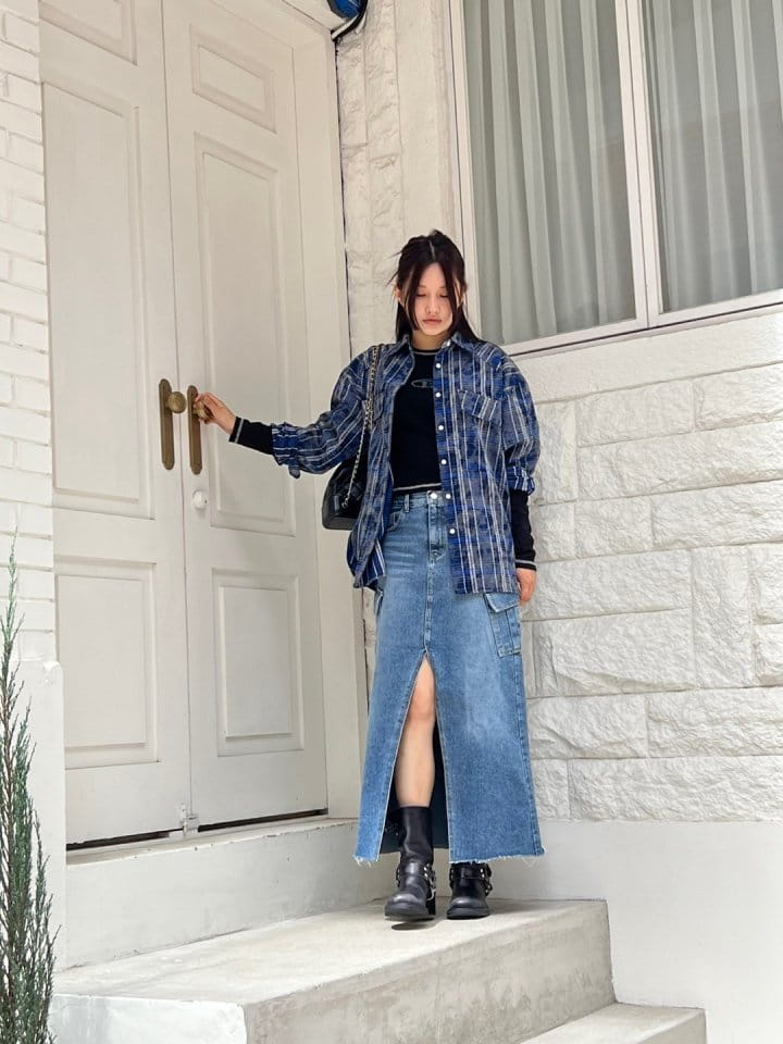 Bricklane - Korean Women Fashion - #momslook - Vintage Check Shirt - 10