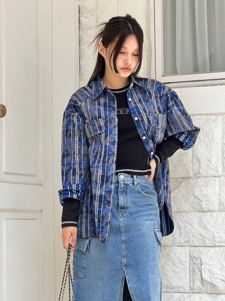 Bricklane - Korean Women Fashion - #momslook - Vintage Check Shirt - 11