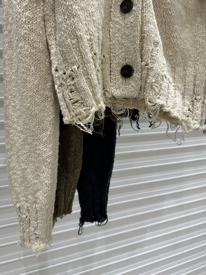 Bricklane - Korean Women Fashion - #momslook - Vintage Knit Cardigan - 2