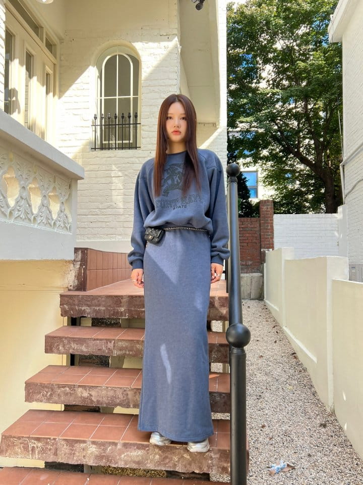 Bricklane - Korean Women Fashion - #momslook - Fleece Long Skirt - 8