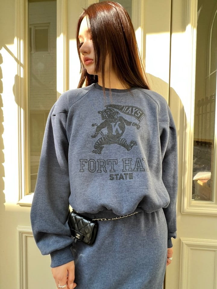 Bricklane - Korean Women Fashion - #pursuepretty - Tiger Fleece Sweatshirt