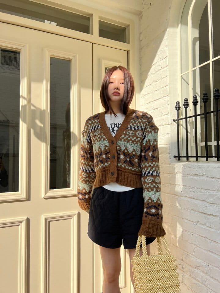 Bricklane - Korean Women Fashion - #shopsmall - Miu Jacquard Cardigan - 2