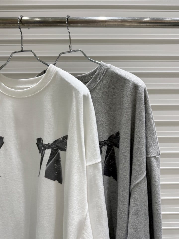 Bricklane - Korean Women Fashion - #thelittlethings - Ribbon Fleece Tee