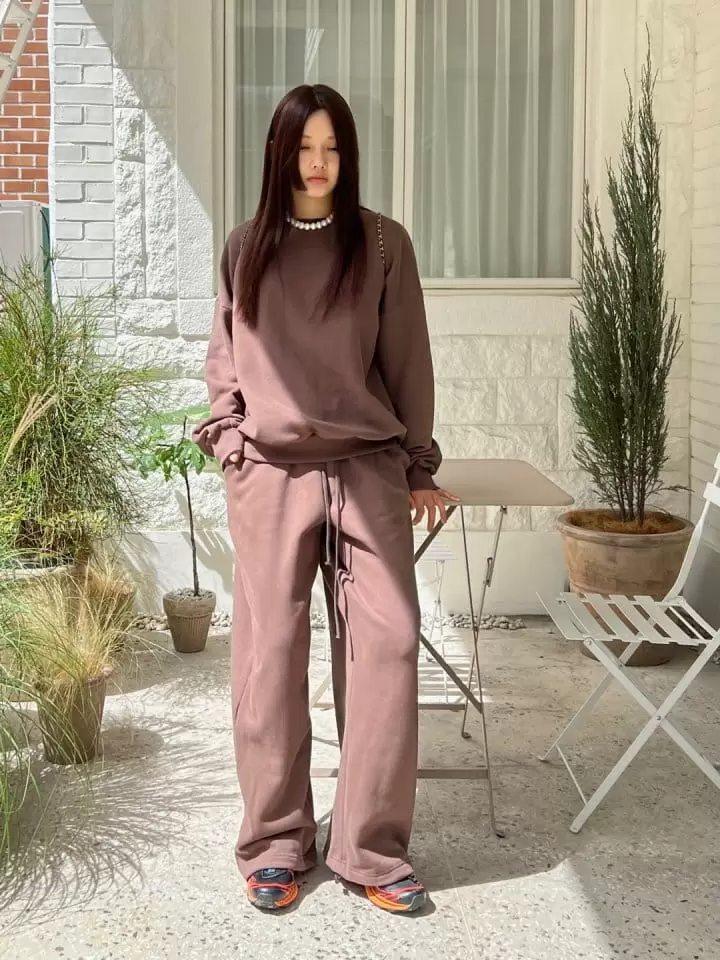 Bricklane - Korean Women Fashion - #womensfashion - Fleece Embrodiery Pants - 5