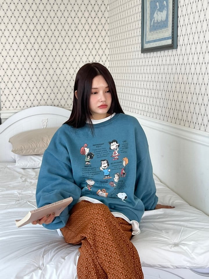 Bricklane - Korean Women Fashion - #womensfashion - Crack Snoo Sweatshirt - 7