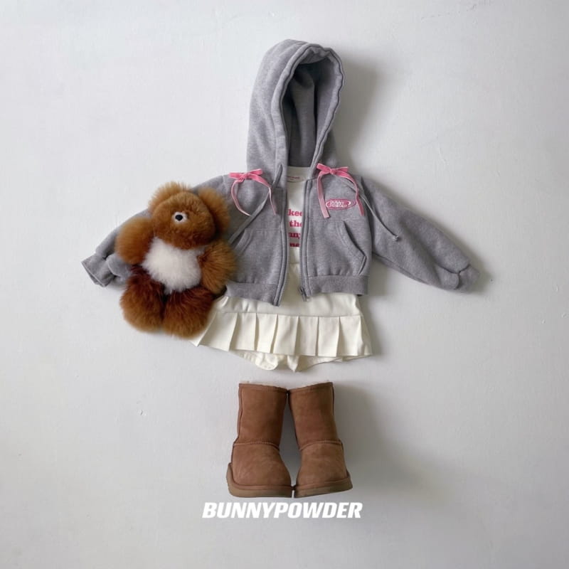 Bunny Powder - Korean Children Fashion - #Kfashion4kids - Crop Hoody Zip-up - 7