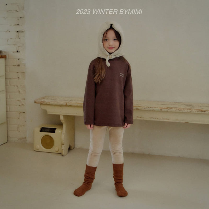 Bymimi - Korean Children Fashion - #childofig - Peach Tee - 2