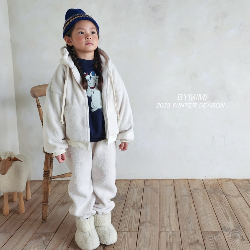 Bymimi - Korean Children Fashion - #childofig - Lupy Hoody Zip-up - 7