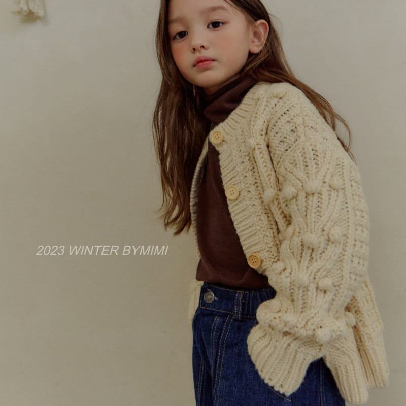 Bymimi - Korean Children Fashion - #childofig - Rose Cardigan - 2