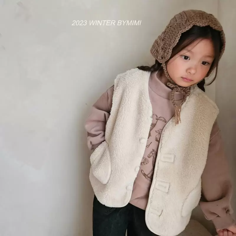 Bymimi - Korean Children Fashion - #childofig - Coconut Knit Bonnet - 7