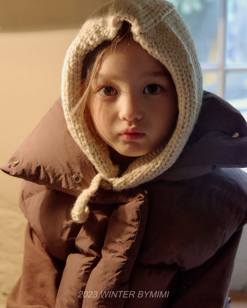 Bymimi - Korean Children Fashion - #childofig - Button Baraclava - 6