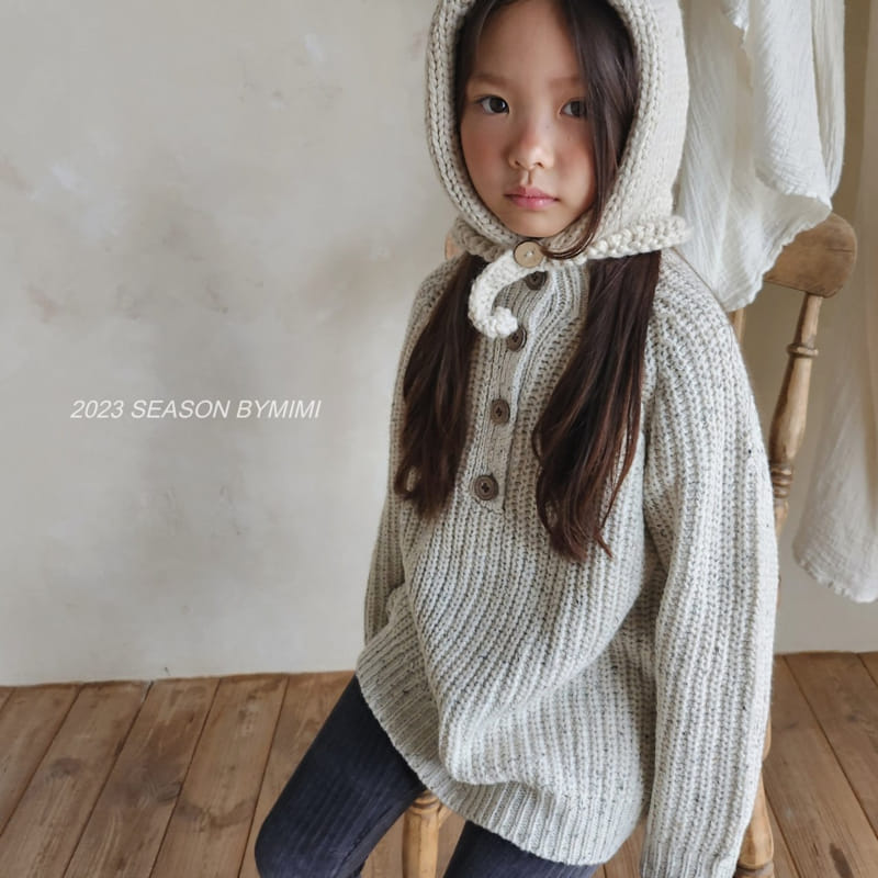 Bymimi - Korean Children Fashion - #designkidswear - Cookie Knit Tee - 6