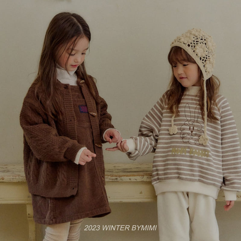 Bymimi - Korean Children Fashion - #designkidswear - Choco Songi Cardigan - 4