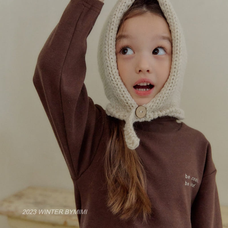 Bymimi - Korean Children Fashion - #discoveringself - Button Baraclava - 9