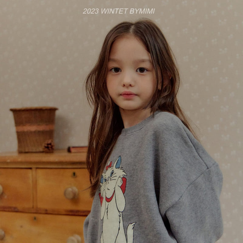 Bymimi - Korean Children Fashion - #kidsshorts - Cats Sweatshirt - 2