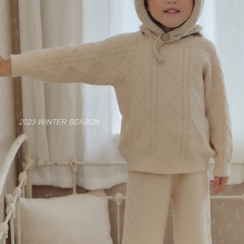 Bymimi - Korean Children Fashion - #fashionkids - Creamy Set - 4