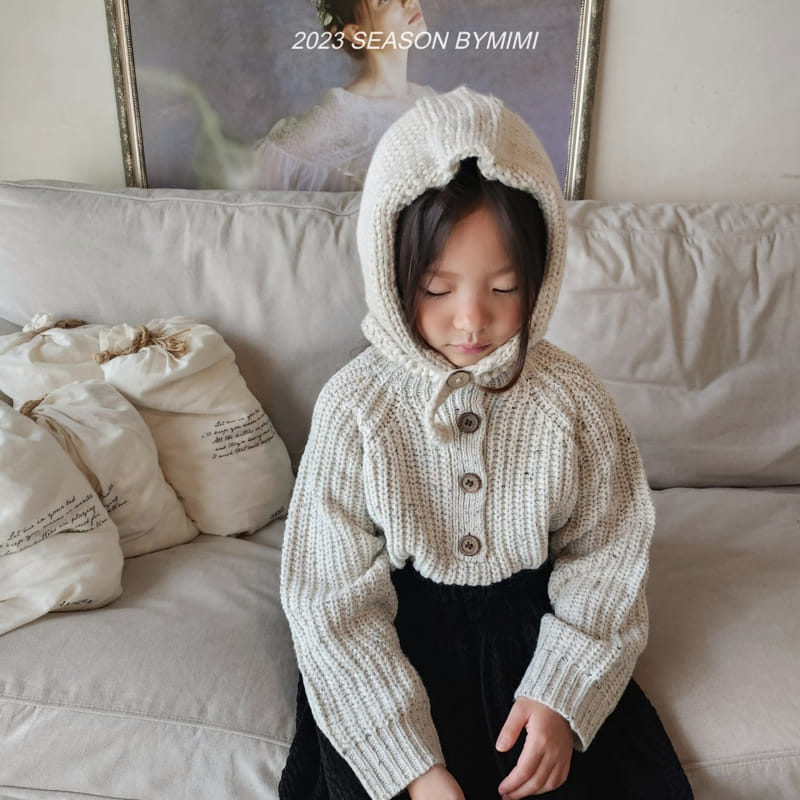 Bymimi - Korean Children Fashion - #littlefashionista - Button Baraclava