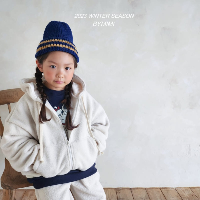 Bymimi - Korean Children Fashion - #littlefashionista - Lupy Hoody Zip-up - 4