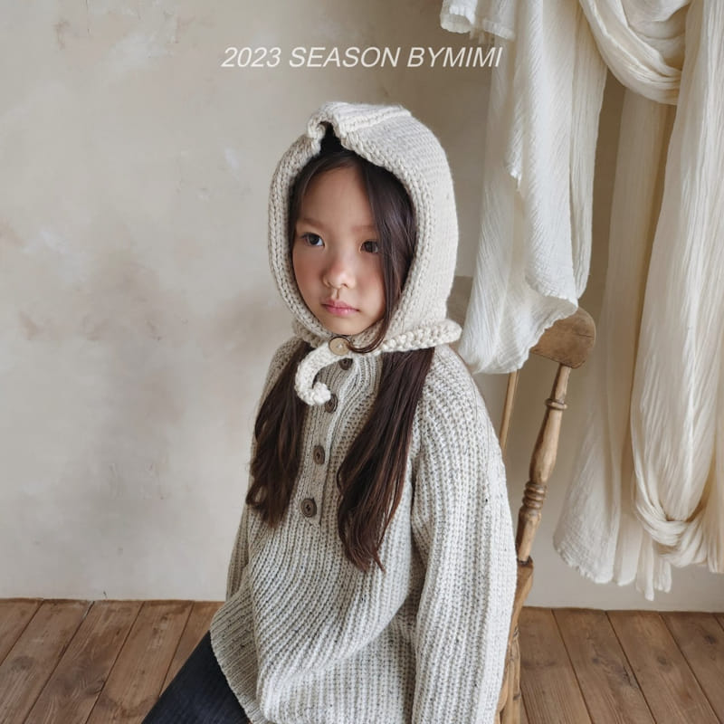 Bymimi - Korean Children Fashion - #todddlerfashion - Cookie Knit Tee