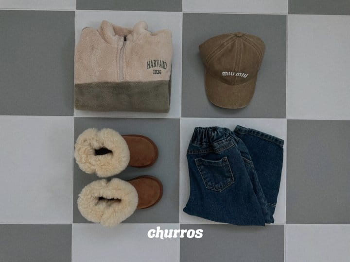 Churros - Korean Children Fashion - #childrensboutique - Boa Anorak Sweatshirt - 2